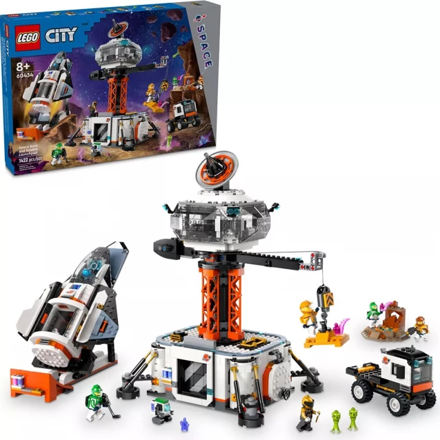 Конструктор LEGO City Космічна база й стартовий майданчик для ракети (60434) - 3