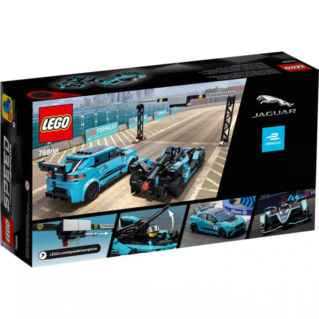 Конструктор Lego Speed Champions Formula 2 автомобілі Jaguar (76898) - 5