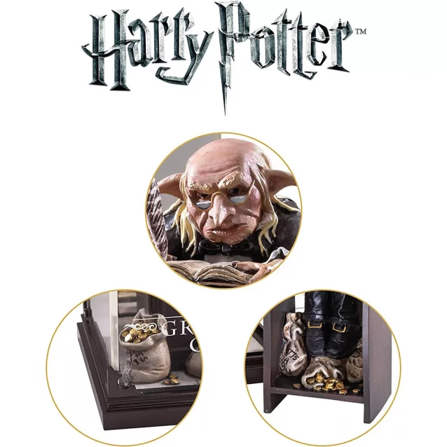 Фігурка Noble Collection Harry Potter Гоблін Грінготтс 18,5 см (NN7552) - 6
