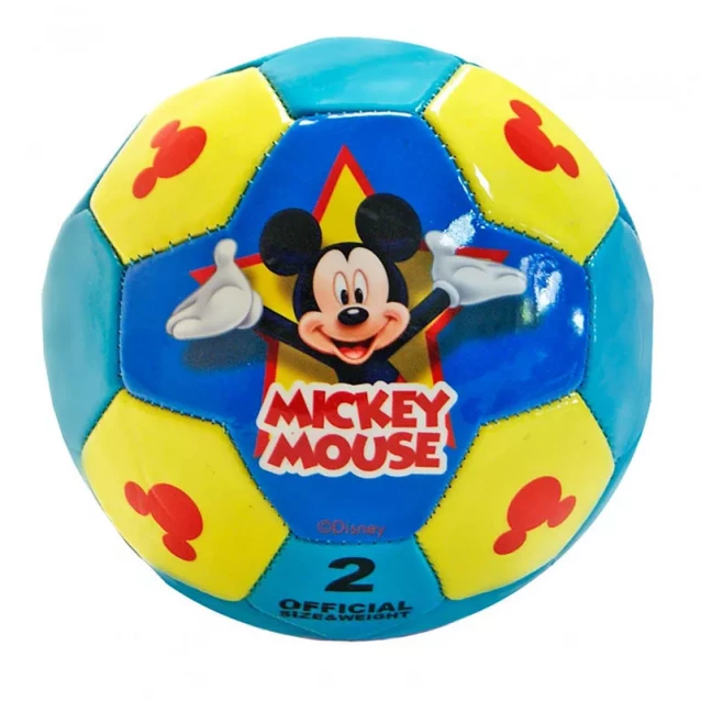 Мяч футбольный Mickey Mouse №3 PVC - 1