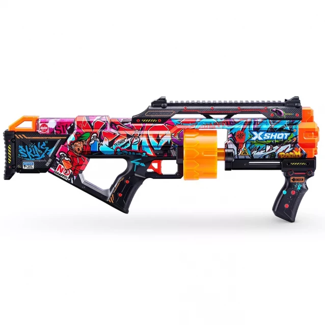 Бластер X-shot Skins Last Stand Graffiti 16 патронів (36518B) - 2