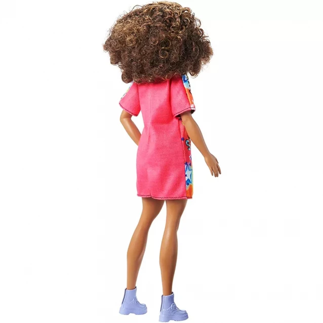 Кукла Barbie Модница в ярком платье-футболке (HJT00) - 5