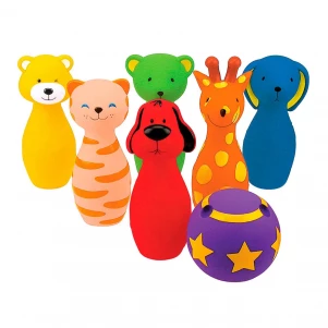 Іграшковий набір Боулінг кольоровий для малюків