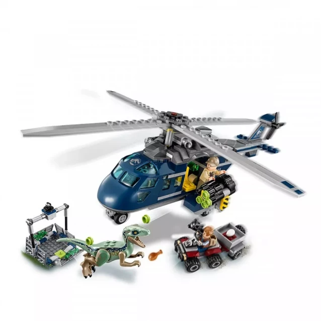 Конструктор LEGO Jurassic World Конструктор Переслідування На Вертольоті Блу (75928) - 5