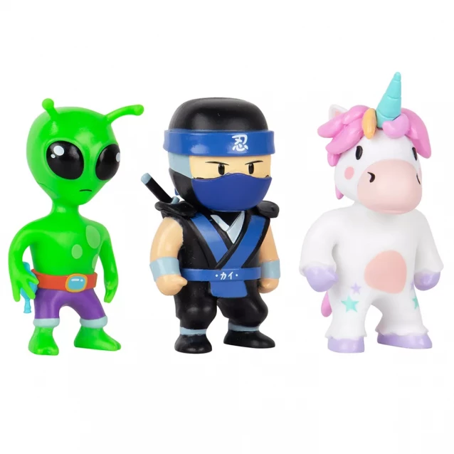 Набір фігурок Stumble Guys Ніндзя Кай, Спрінклс, Прибулець (SG2020-5) - 3