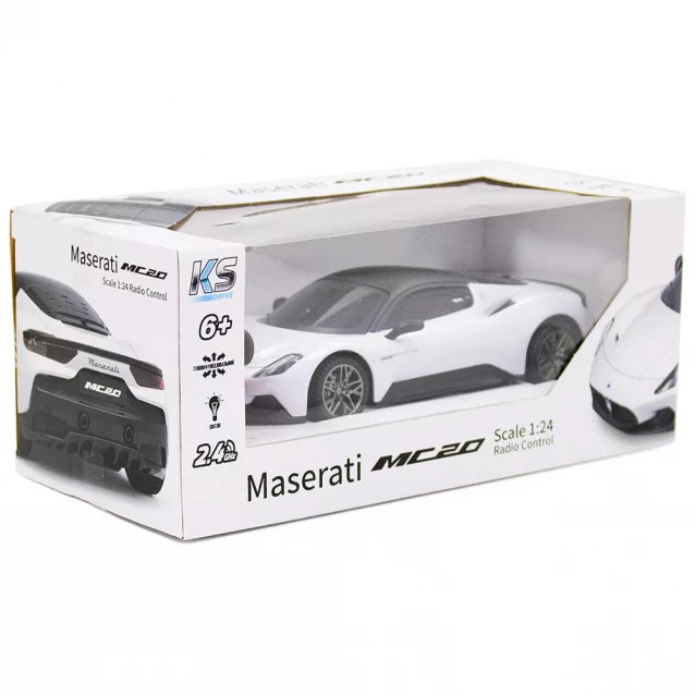 Автомодель KS Drive Maserati MC20 1:24 на радиоуправлении белый (124GMMW) - 10