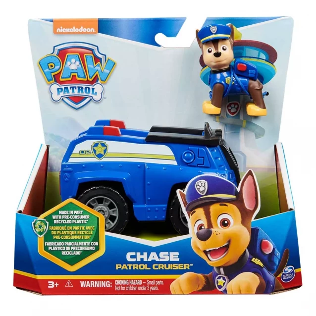 Рятівний автомобіль Paw Patrol з водієм Гонщик (SM16775/9900) - 1