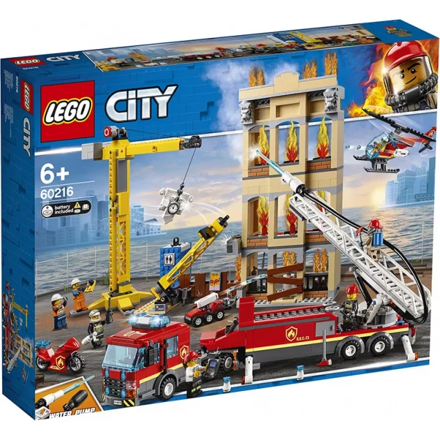 Конструктор LEGO City Городская пожарная бригада (60216) - 1