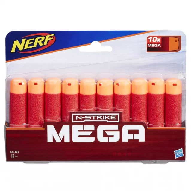 Набір стріл Nerf Mega 10 шт (A4368) - 1