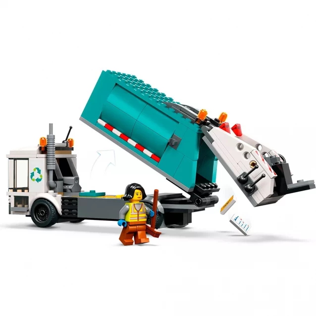 Конструктор LEGO City Мусороперерабатывающий грузовик (60386) - 6