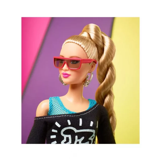 Колекційна лялька Barbie Х Кіт Харінг (FXD87) - 8