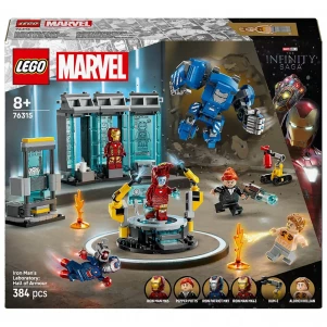 Конструктор LEGO Marvel Лабораторія Залізної Людини Зал обладунків (76315) - ЛЕГО