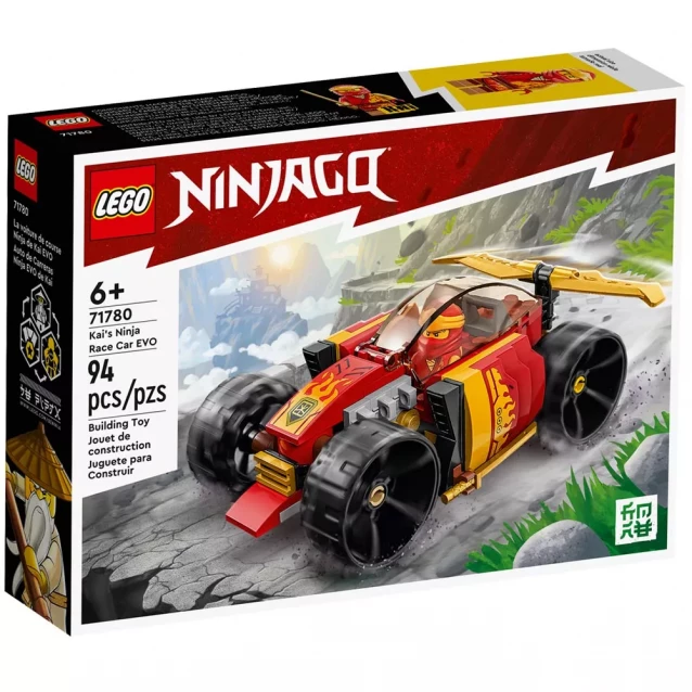 Конструктор LEGO Ninjago Гоночный автомобиль ниндзя Кая EVO (71780) - 1