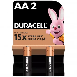 Батарейки лужні Duracell AA 2 шт (5006199/5014419/5015105) дитяча іграшка