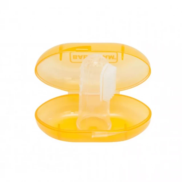 Зубна щітка-масажер Baby Team з силіконовим контейнером в асортименті (7200) - 3