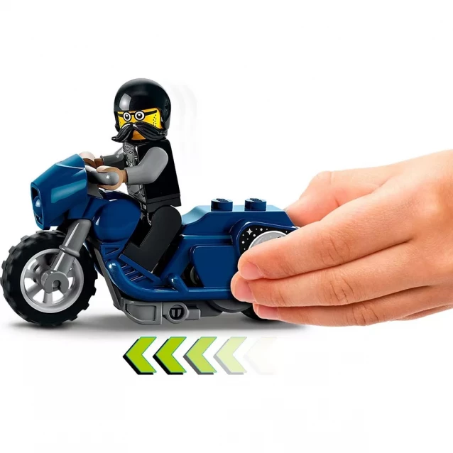 Конструктор LEGO City Stuntz Туристический каскадерский мотоцикл (60331) - 5