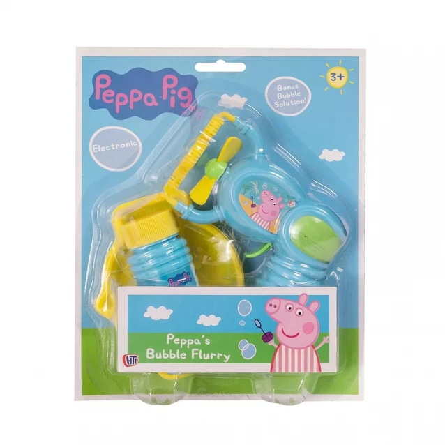 Игровой набор с мыльными пузырями PEPPA PIG – БАББЛ-ВСПЛЕСК (с электронным бластером) - 3