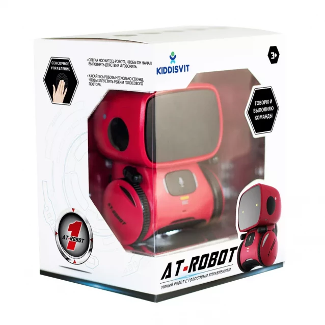 Интерактивный робот AT-ROBOT с голосовым управлением красный (AT001-01) - 4