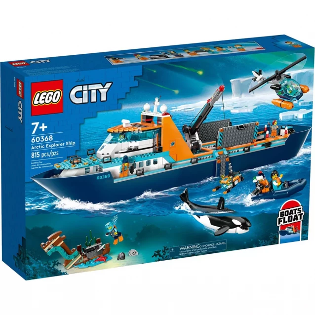 Конструктор LEGO City Арктический исследовательский корабль (60368) - 1