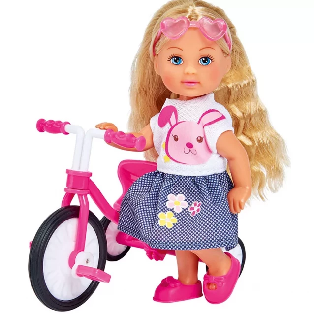 Лялька STEFFI & EVI На триколісному велосипеді (573 3347) - 2