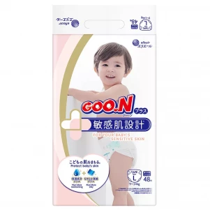 Підгузки Goo.N Plus Розмір L, 9-14 кг 48 од (21000629) для малюків
