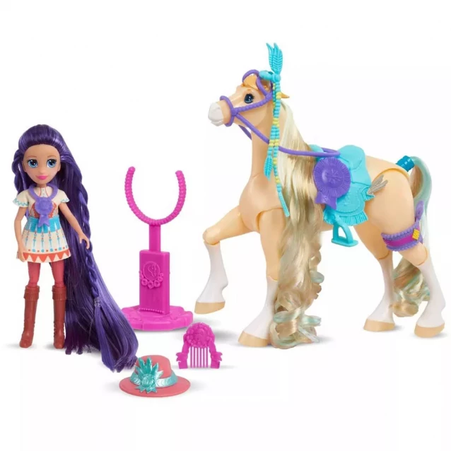 Іграшковий набір арт. 53175, лялька та кінь з аксес., у коробці - 5