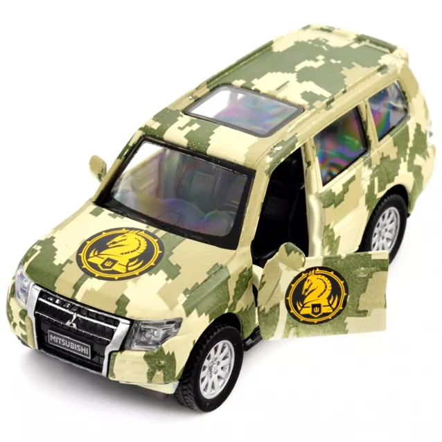 Автомодель TechnoDrive Шеврони Героїв Mitsubishi Pajero 4WD Turbo 47 ОМБр (250361M) - 9