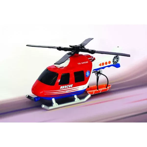 TOY STATE Спасательная техника Вертолет со светом и звуком, 30см - 3