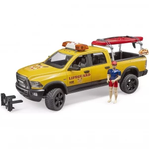 Машинка Bruder RAM 2500 с фигуркой спасателя (02506) детская игрушка