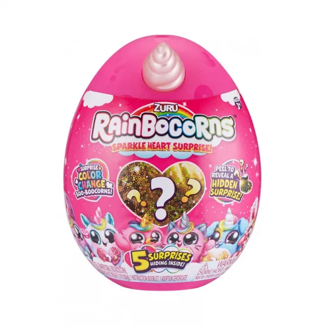 Rainbocorn Мягкая игрушка-сюрприз Rainbocorn-D (серия Sparkle Heart Surprise), арт. 9204D - 6