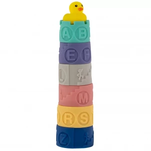 Пирамидка Baby Team Цветная башня (8865) для малышей