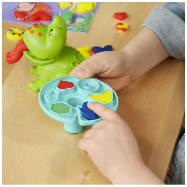 Набор для творчества с пластилином Play Doh Лягушка и цвета (F6926) - 4