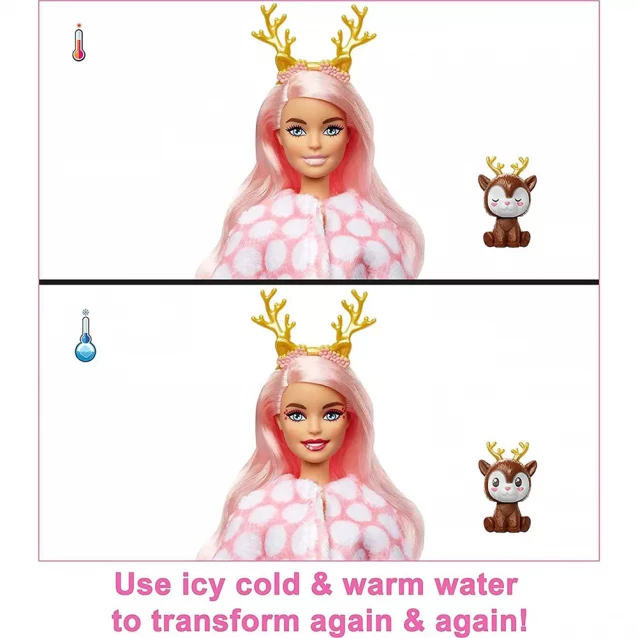 Лялька Barbie Cutie Reveal Зимовий блиск Оленя (HJL61) - 4
