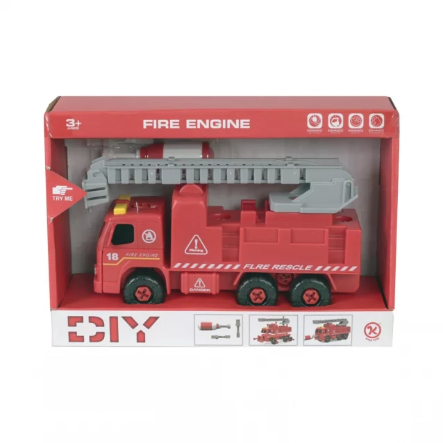 Машинка іграшкова - пожарна - 1