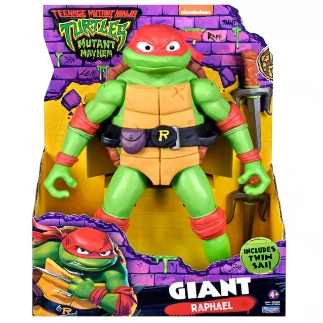 Фігурка TMNT Giant Рафаель 30 см (83404) - 5