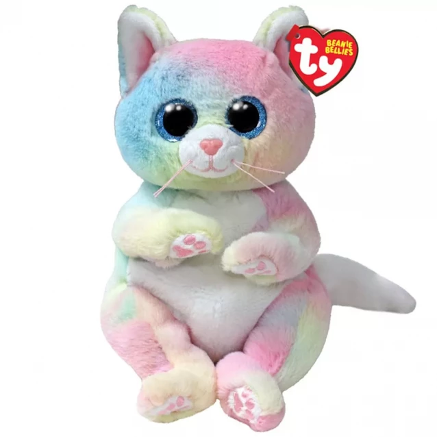 Мягкая игрушка TY Beanie Bellies Котик Cat (41291) - 1