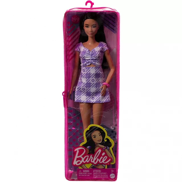 Лялька Barbie Модниця у ніжній сукні з фігурним вирізом (HJR98) - 2