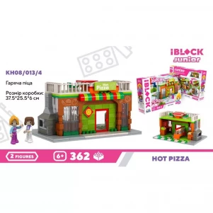Конструктор Iblock Junior Гаряча піца 362 дет (KH08/013/4) дитяча іграшка