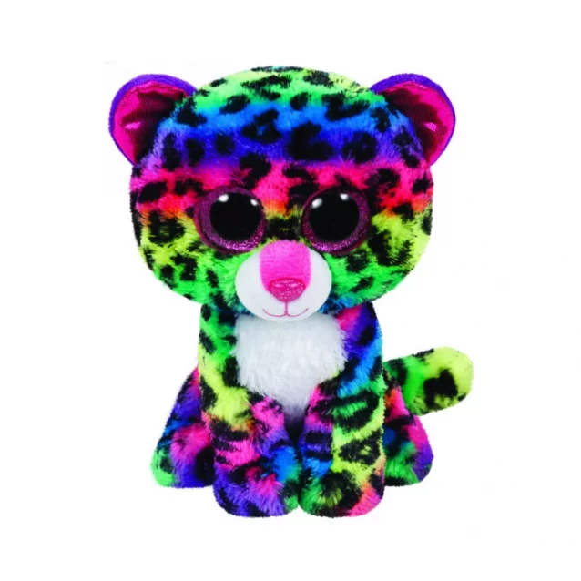 Мягкая игрушка TY Beanie Boo's Разноцветный леопард Dotty 15 см (37189) - 1