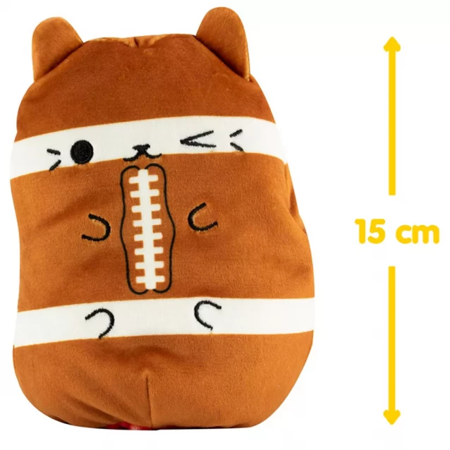Мягкая игрушка Cats Vs Pickles Котик и Огурец Спортсмены 2 в 1 15 см (CVP2200-3) - 4