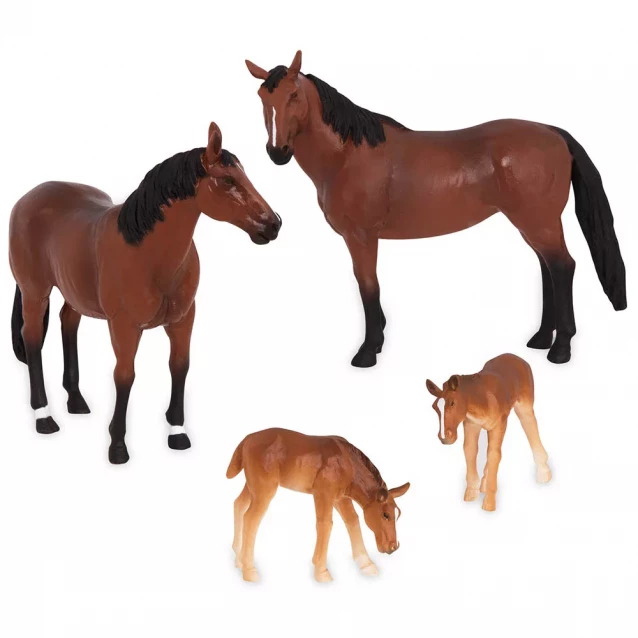 Набір фігурок Terra Сім'я коней (4 фігурки) (AN2776Z) - 1