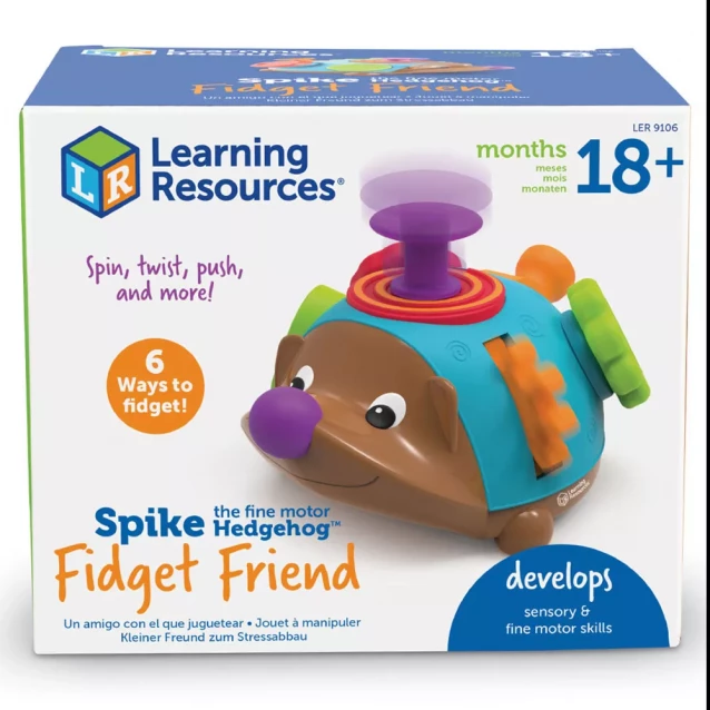 Іграшка розвиваюча Learning Resources Spike The Fine Motor Hedgehog Їжачок Спайк (LER9106) - 1