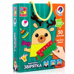 Магнітна гра Vladi-Toys Звірятка (VT3702-16) для малюків