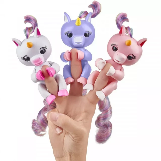 Fingerlings інтерактивний ручний єдиноріг фіолетовий - 2