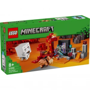 Конструктор LEGO Minecraft Засідка біля порталу в Нижній світ (21255) лего майнкрафт