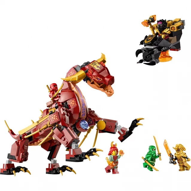 Конструктор LEGO Ninjago Вулканический дракон трансформирующий Хитвейва (71793) - 3