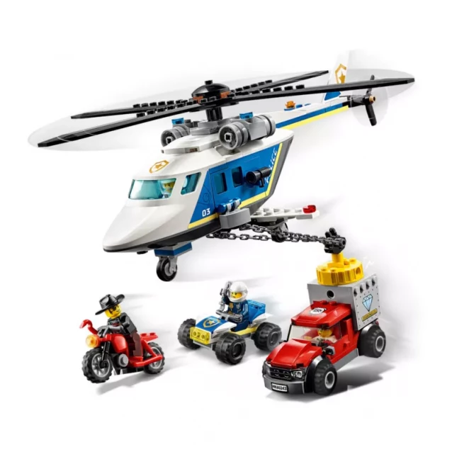 Конструктор LEGO City Погоня на полицейском вертолете (60243) - 3