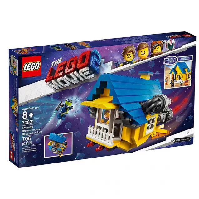 Конструктор LEGO Movie Будинок Мрії Еммета/ Рятувальна Ракета! (70831) - 1