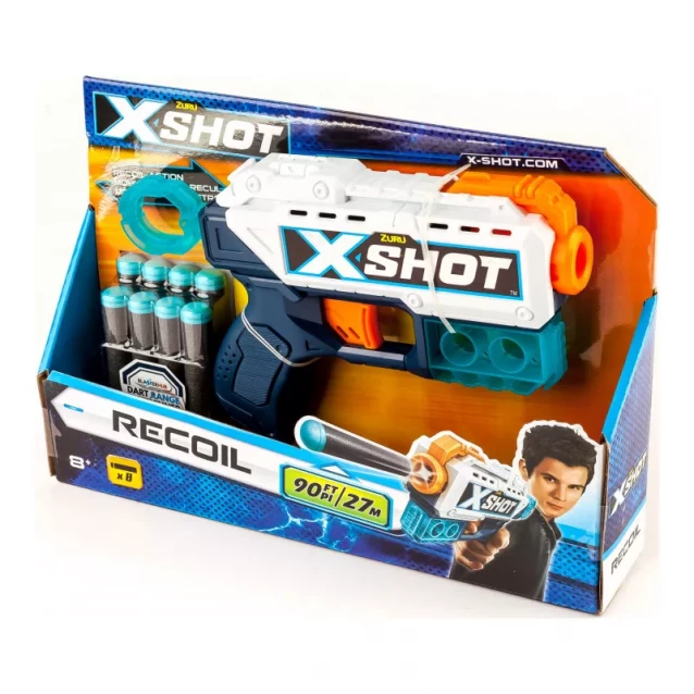Скорострільний бластер ZURU X-Shot EXCEL Recoil (36184Z) - 4