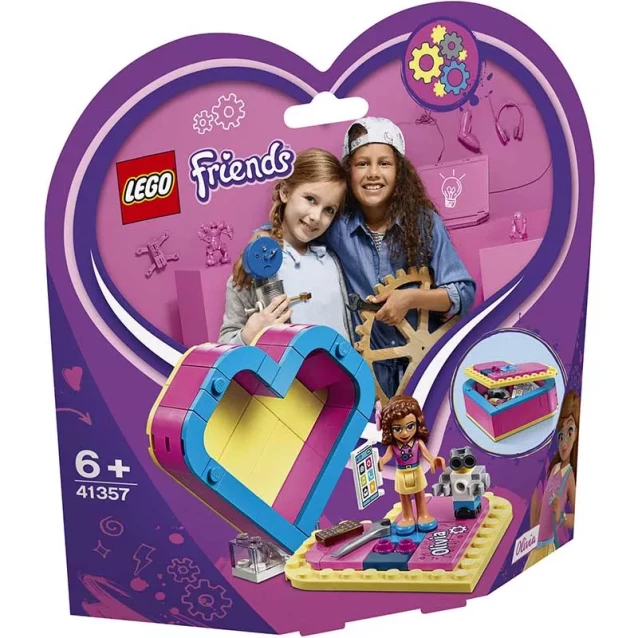Конструктор LEGO Friends Конструктор Коробка-Серце З Олівією (41357) - 1